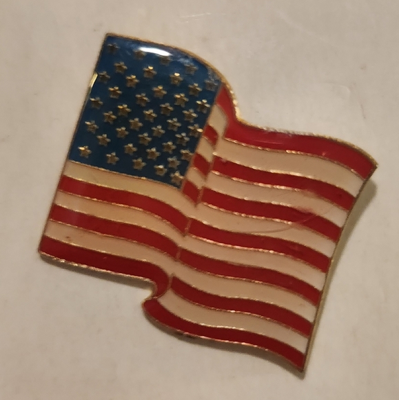 VINTAGE Spirit of America Patriotic Jewelry American Flag Pin NWT - Picture 2 of 6